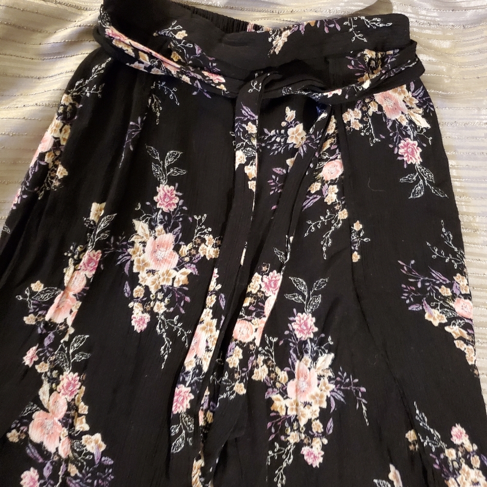 Wrap around casual pants